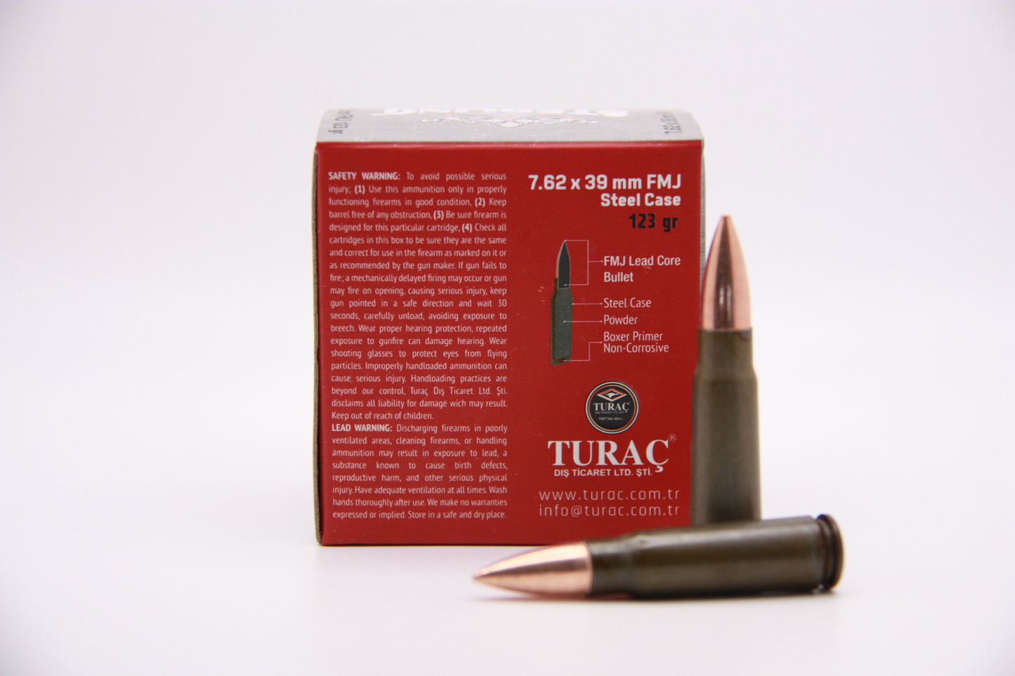 Sterling 7.62x39 123gr FMJ