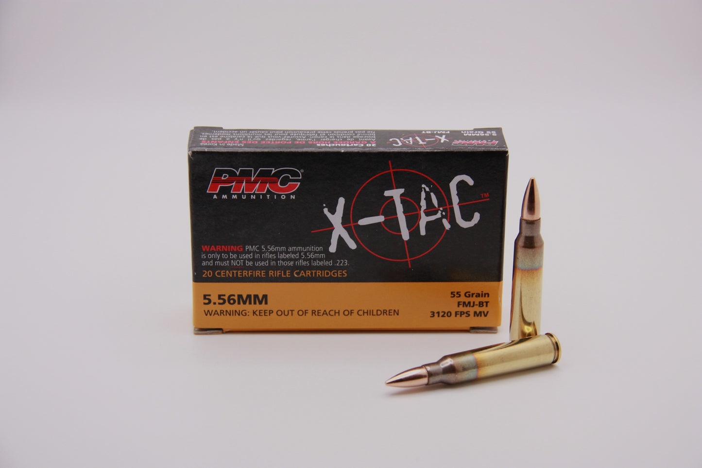 PMC X-TAC 5.56mm NATO 55gr FMJBT