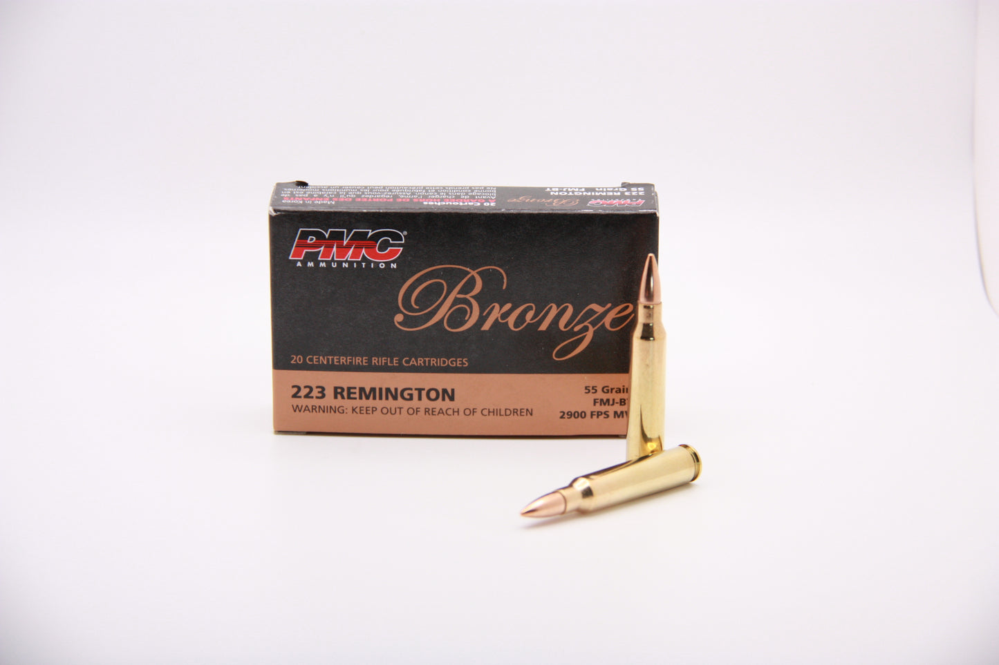 PMC Bronze 223 Rem 55GR FMJBT