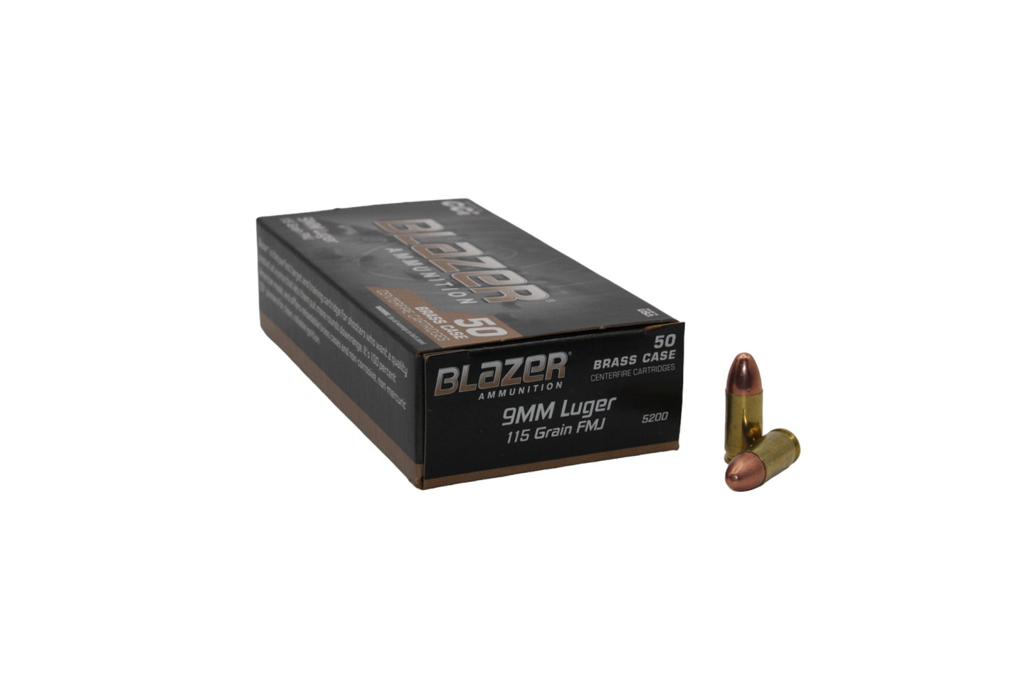 CCI Blazer Brass 9mm 115GR FMJ