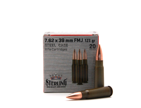 Sterling 7.62x39 123gr FMJ