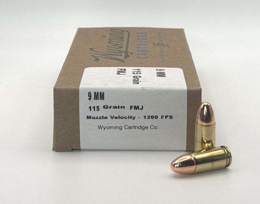 9mm 115gr FMJ 50rd