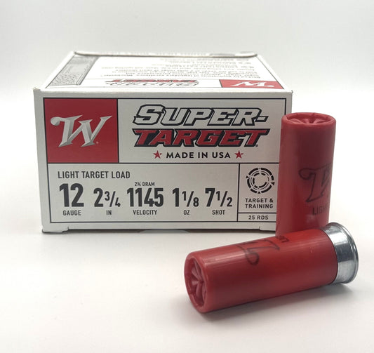 Winchester SuperTarget 12ga 2-3/4" 7-1/2 Shot